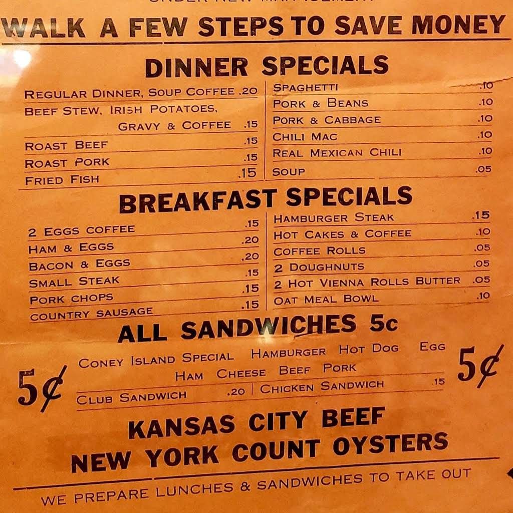 Charlie Vergos' Rendezvous Menu 6